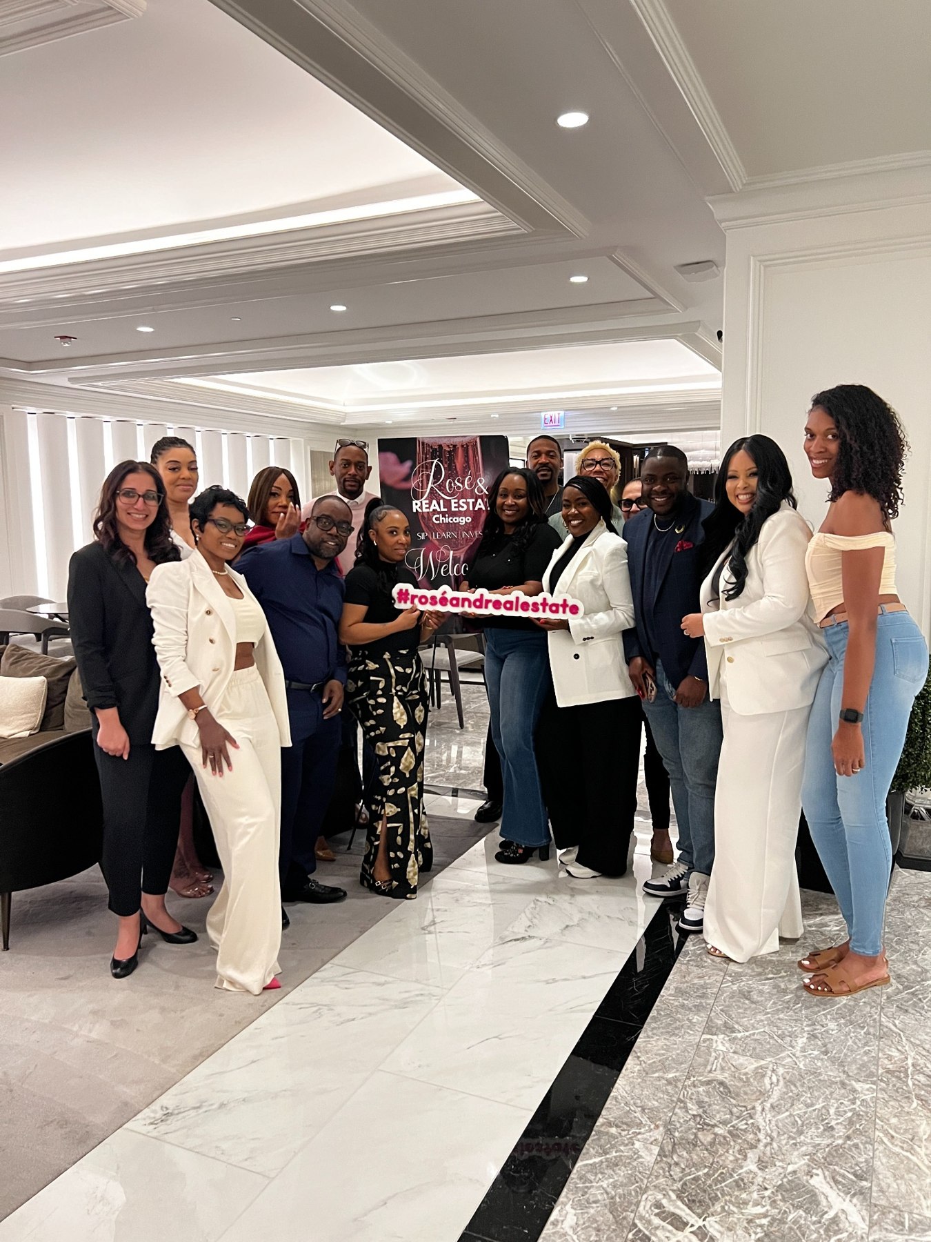 Rosé & Real Estate meetup at Four Seasons Hotel Chicago